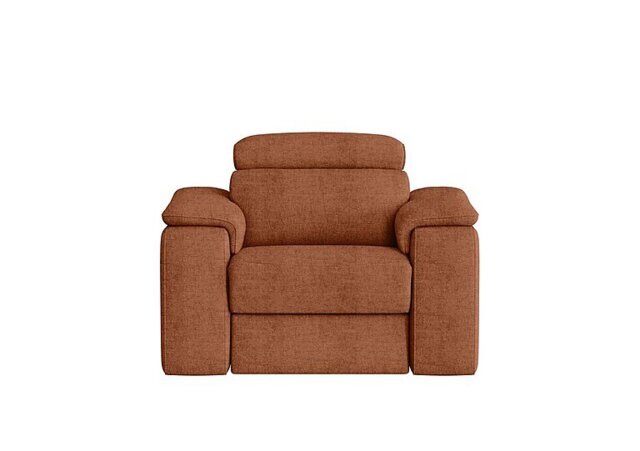 Nicoletti - Davide Fabric Power Recliner Chair - Baobab Ruggine