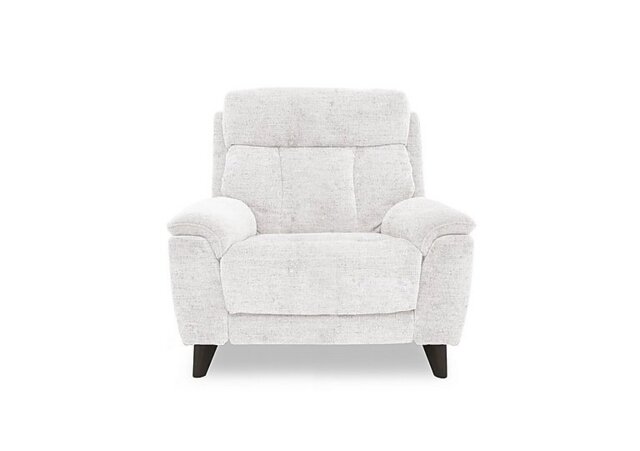 Dreamer Fabric Power Recliner Armchair - Frost