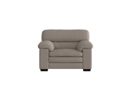World of Leather - Cozee Fabric Armchair - Silver