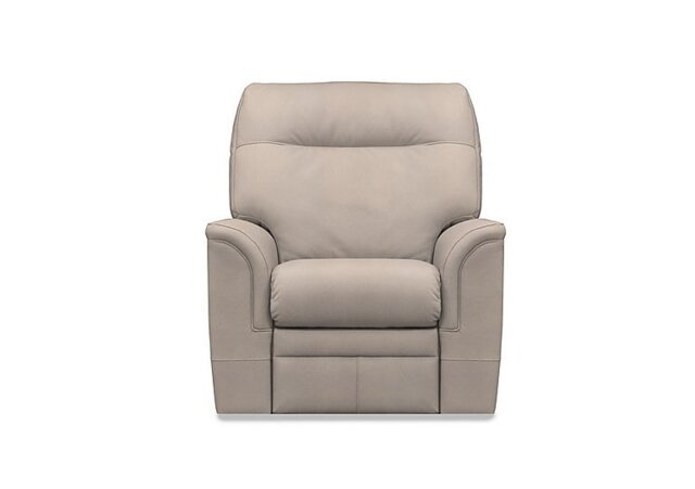 Parker Knoll - Hudson 23 Leather Chair with Power Recliner - Roma Putty