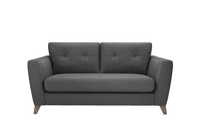 The Lounge Co. - Hermione 2.5 Seater Fabric Sofa - Slate Shadow - Sofas and Armchairs