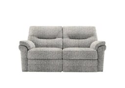 G Plan - Seattle 2 Seater Fabric Power Recliner Sofa with Heated Seats - Shore Slate