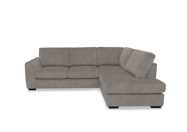 Dinky Fabric Right Hand Facing Corner Chaise End Sofa - Dexter Mocha - Sofas and Armchairs - In Time for Christmas