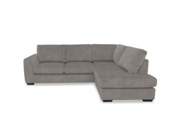 Dinky Fabric Right Hand Facing Corner Chaise End Sofa - Dexter Mocha - Sofas and Armchairs - In Time for Christmas