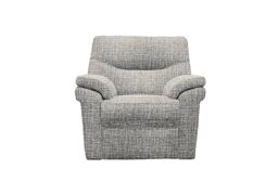 G Plan - Seattle Fabric Power Recliner Armchair with Heated Seat - Shore Slate