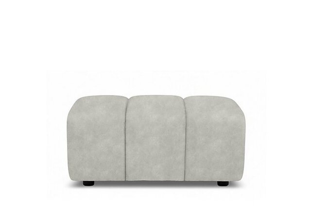 Rhianna Large Fabric Footstool - Marble Stone