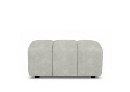 Rhianna Large Fabric Footstool - Marble Stone
