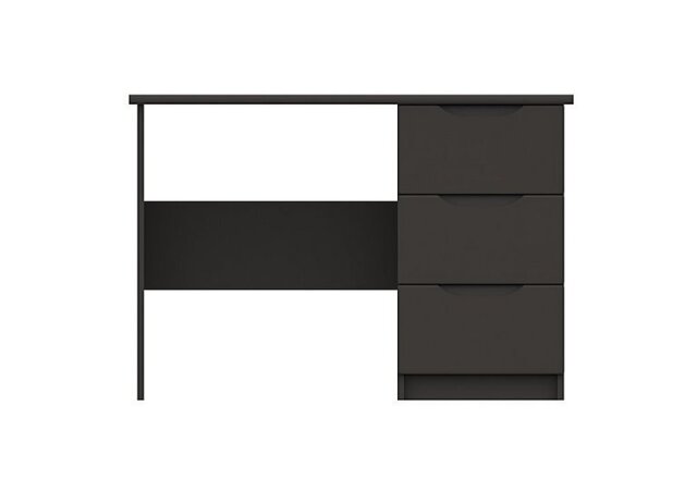 London Bedrooms - St Pancras 3 Drawer Dressing Table - Graphite