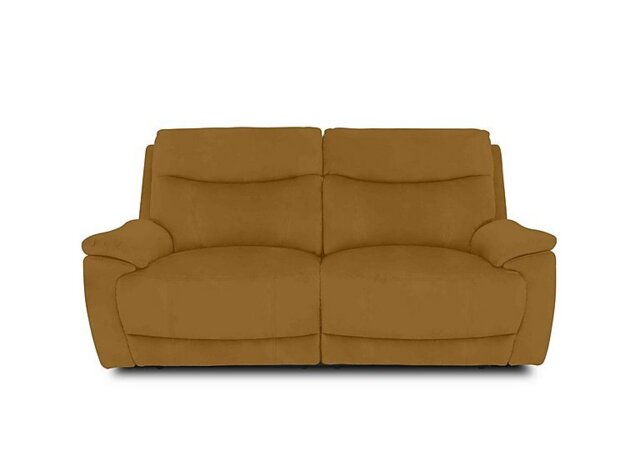 Sloane 3 Seater Fabric Power Recliner Sofa - Opulence Saffron