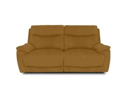 Sloane 3 Seater Fabric Power Recliner Sofa - Opulence Saffron