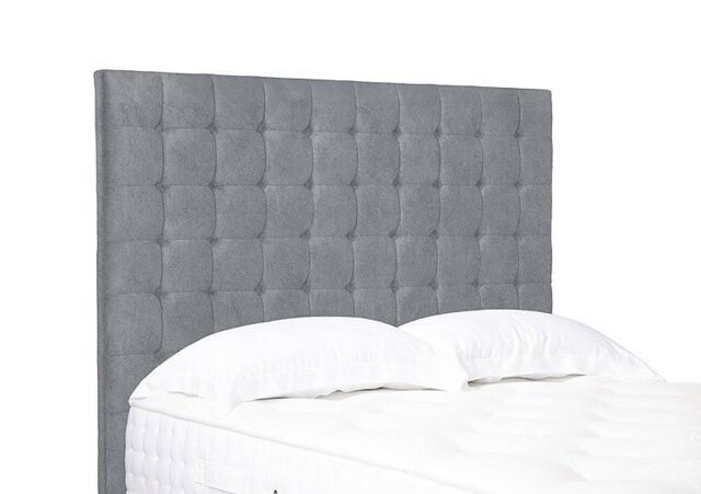 Artisan Collection Dot High Floor Standing Headboard - Single - Simply Zinc
