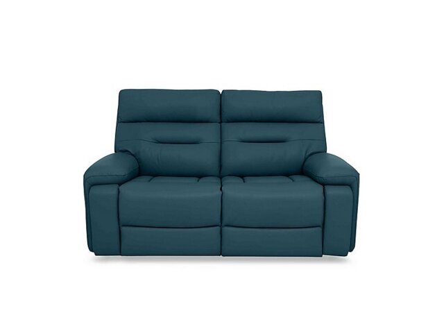Cinemax 2 Seater Leather Sofa - Midnight Jade