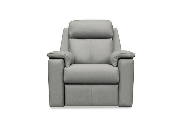 G Plan - Thornbury Leather Chair with Power Recliner - Texas Charcoal