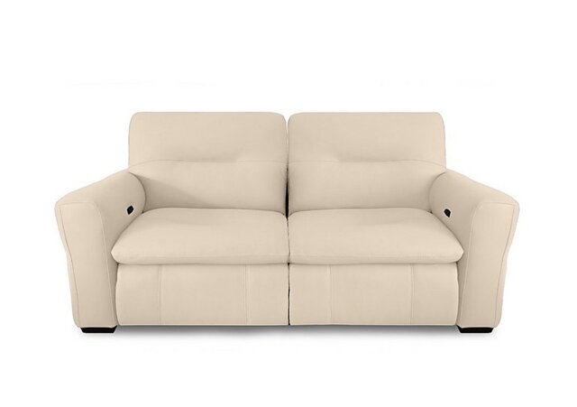 World of Leather - Restore BV Leather 3 Seater Power Recliner Sofa - BV Bisque