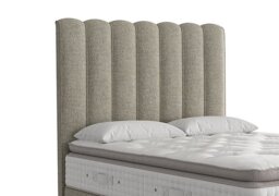 Vispring - Highclere Floor Standing Headboard - King Size - Boucle Flint
