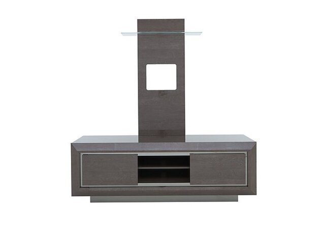 Palazzo TV Base and TV Wall Panel - Silver Birch