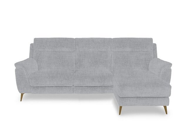 Eclipse Fabric 3 Seater Power Recliner Right Hand Facing Chaise End Sofa with Power Headrests