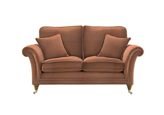 Parker Knoll - Burghley 2 Seater Leather Sofa - Roma Nutmeg