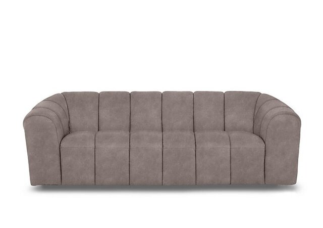 Rhianna 3 Seater Fabric Sofa - Marble Charcoal Grey