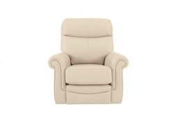 G Plan - Avon Leather Lift and Rise Recliner Armchair - Cambridge Stone