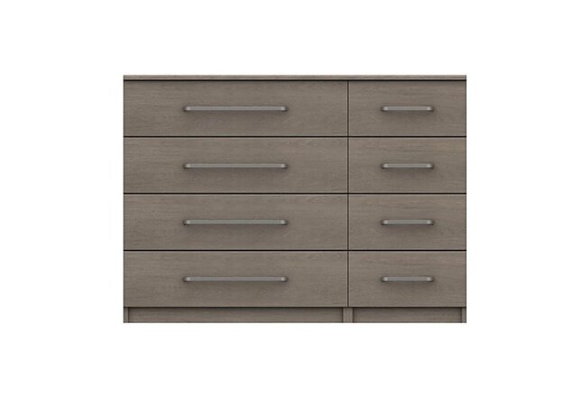 London Bedroomsfriars 8 Drawer Chest - Beige Grey Oak