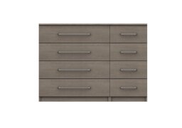 London Bedroomsfriars 8 Drawer Chest - Beige Grey Oak