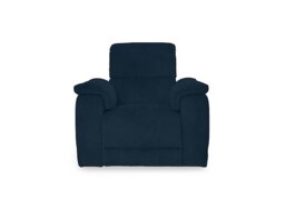 Genius Fabric Power Recliner Chair with Power Headrest and Bluetooth Speakers - Opulence Royal