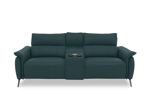 Jude Leather 3 Seater Power Recliner Sofa with Smart Console, Power Headrests and Power Lumbar