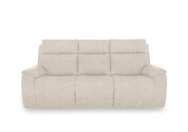 Aero Fabric 3 Seater Power Recliner Sofa with Power Headrests - Anivia Nature