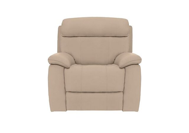 World of Leather - Moreno NC Leather Armchair - NC Pebble