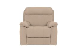 World of Leather - Moreno NC Leather Armchair - NC Pebble