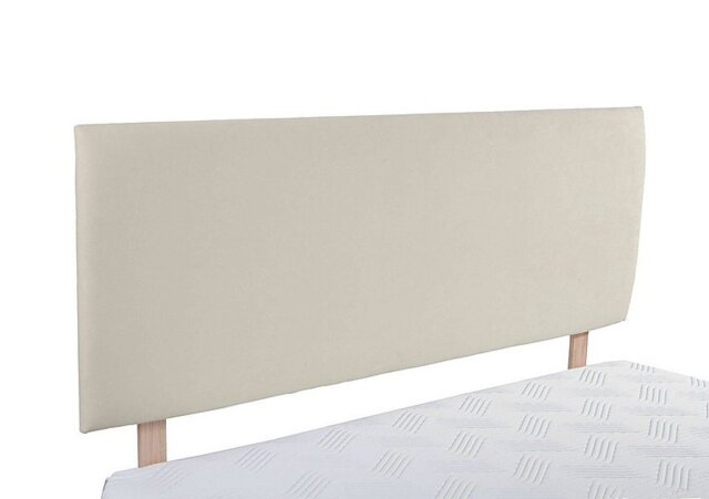 TEMPUR - Buckingham Bledlow Strutted Headboard - Double - Ice Cream