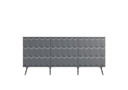 Alpha 3 Door Sideboard with SMART LED Lighting - Grey