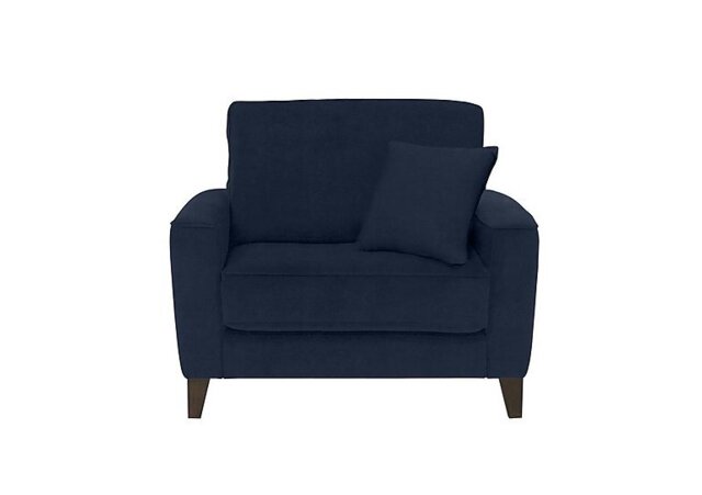 Ideal Home - Brondby Fabric Cuddle Chair - R330 Steel Blue