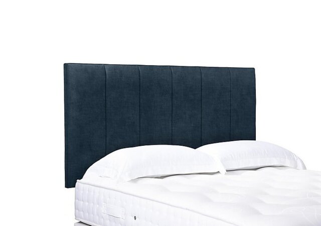 Artisan Collection Heyman High Strutted Headboard - Single - Granite Blue