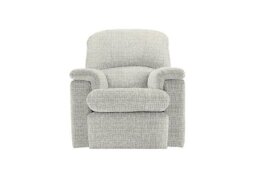 G Plan - Chloe Small Fabric Manual Recliner Armchair - Waffle Taupe
