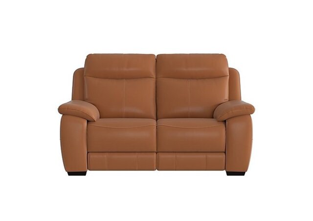 World of Leather - Starlight Express 2 Seater NC Leather Sofa - Pecan Brown