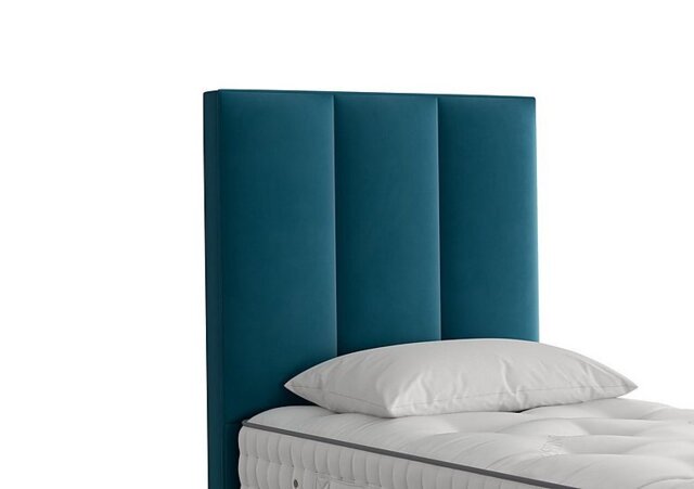 Vispring - Ceto Floor Standing Headboard - Single - Plush Teal