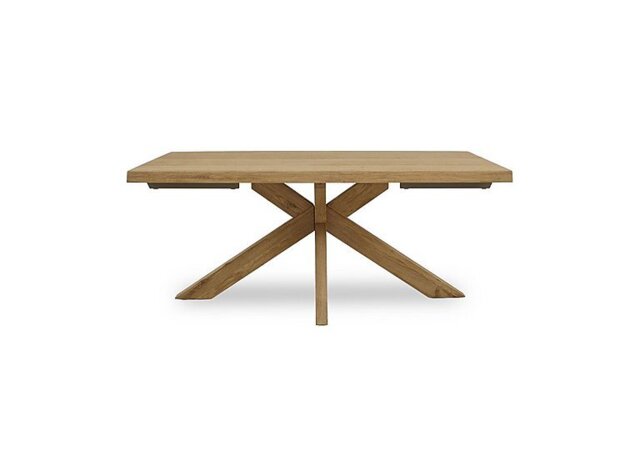 Riga Dining Table with Wooden Star Base - 180-cm