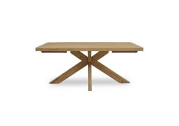 Riga Dining Table with Wooden Star Base - 180-cm