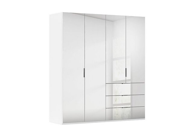 Rauch - Formes 4 Door Bifold Combi Mirror Wardrobe - White