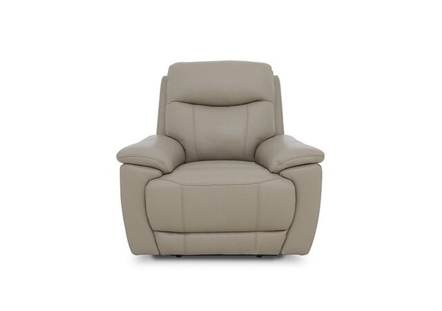 Sloane Leather Power Recliner Chair with Power Headrest - Oyster