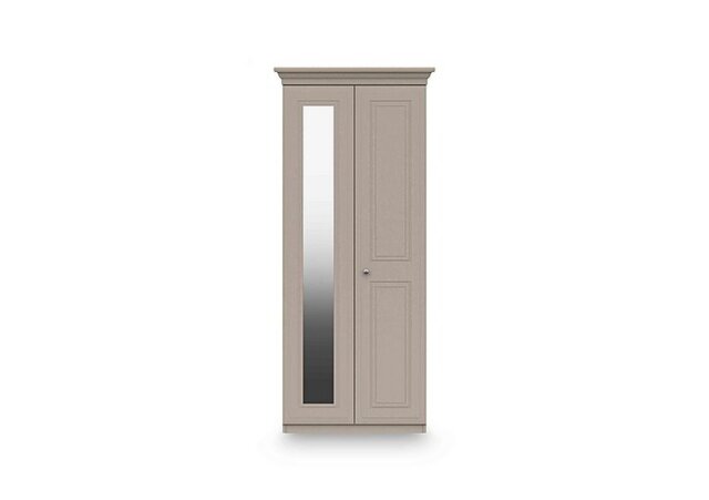 London Bedrooms - Marylebone 2 Door Wardrobe with Mirror Door