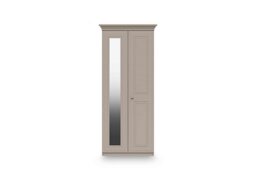 London Bedrooms - Marylebone 2 Door Wardrobe with Mirror Door