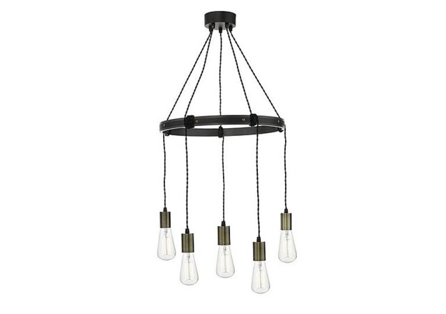 Ivan 5 Bulb Pendant Ceiling Light