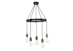 Ivan 5 Bulb Pendant Ceiling Light