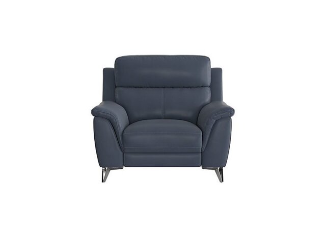 Contempo BV Leather Armchair - BV Ocean Blue