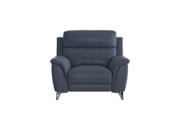 Contempo BV Leather Armchair - BV Ocean Blue