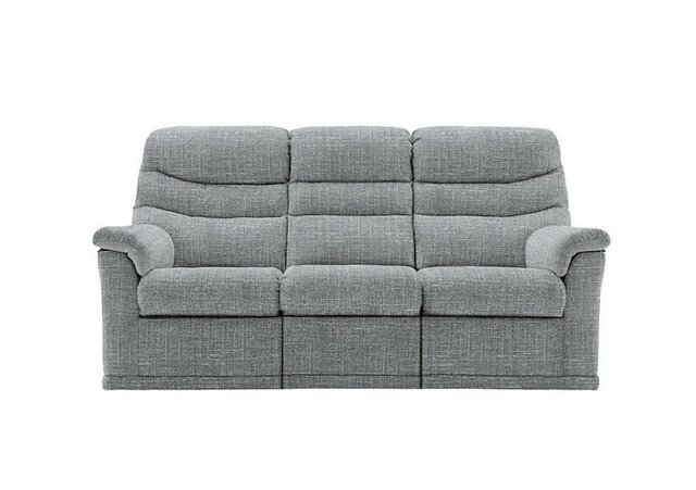 G Plan - Malvern 3 Cushion 3 Seater Fabric Sofa with Power Recliner - Beach Duck Egg