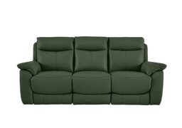World of Leather - Echo Leather 3 Seater Power Recliner Sofa